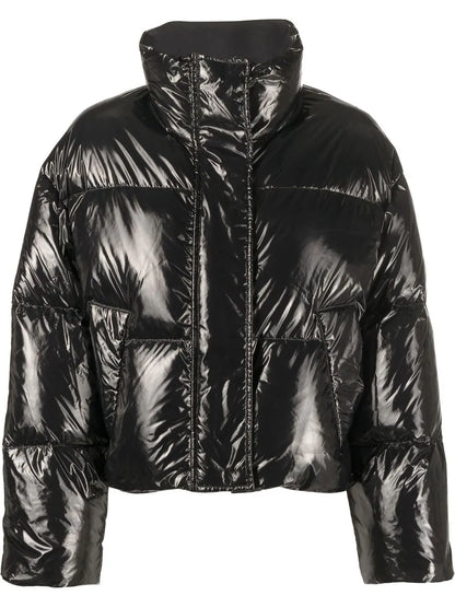 Funnel-Neck Puffer Jacket