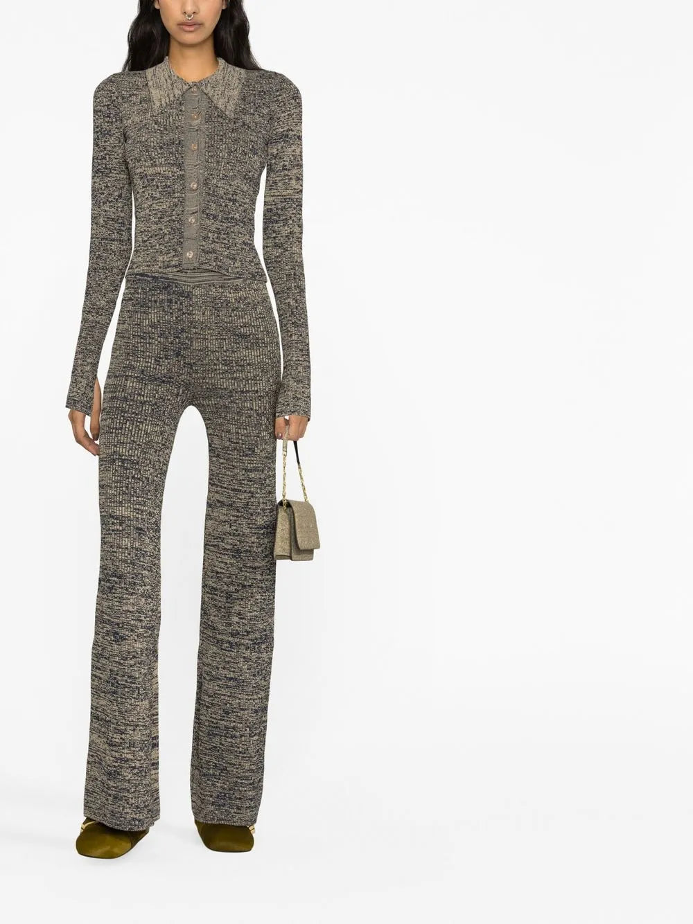 Soleima Straight-Leg Knitted Trousers