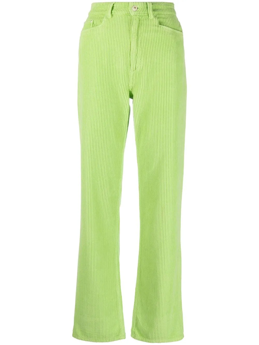 High-Waisted Corduroy Trousers