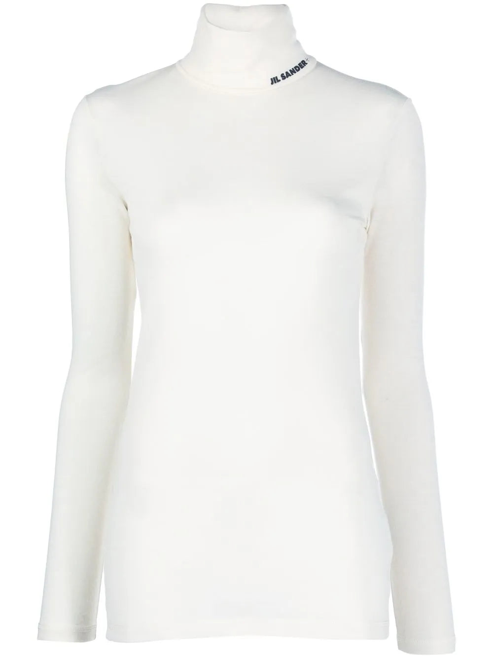 Logo-Print Roll-Neck Top