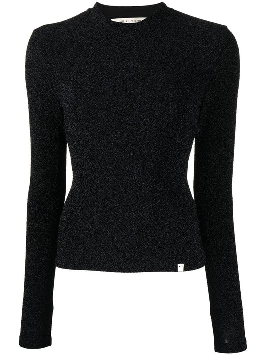 Shimmer Crew-Neck Top