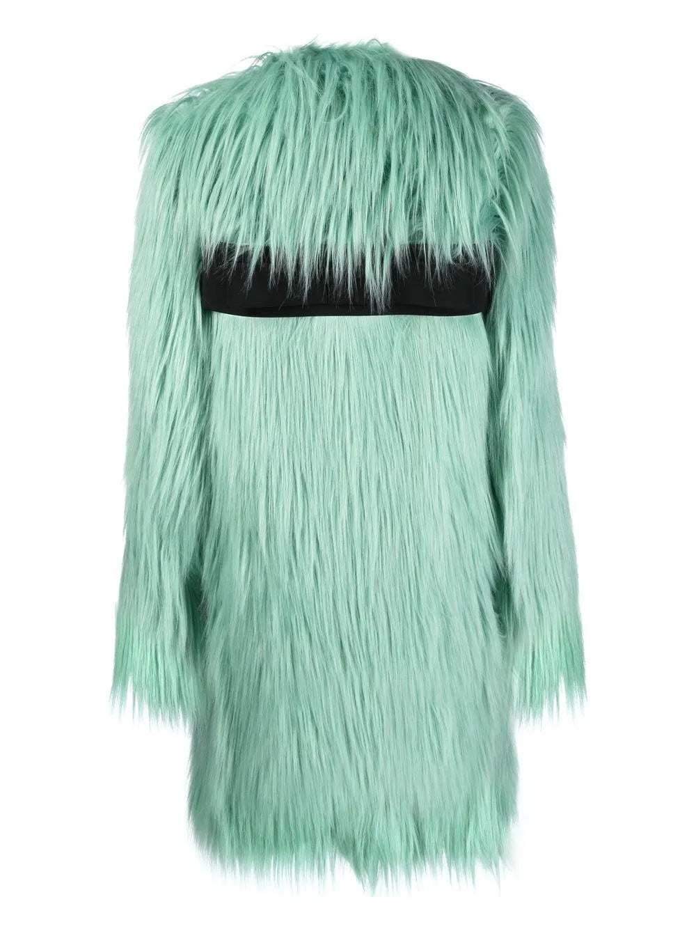 Faux-Fur Mid-Length Coat