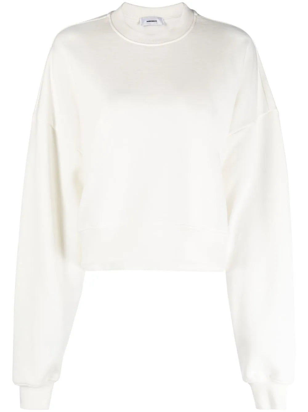 Crew-Neck Pullover Sweatshirt