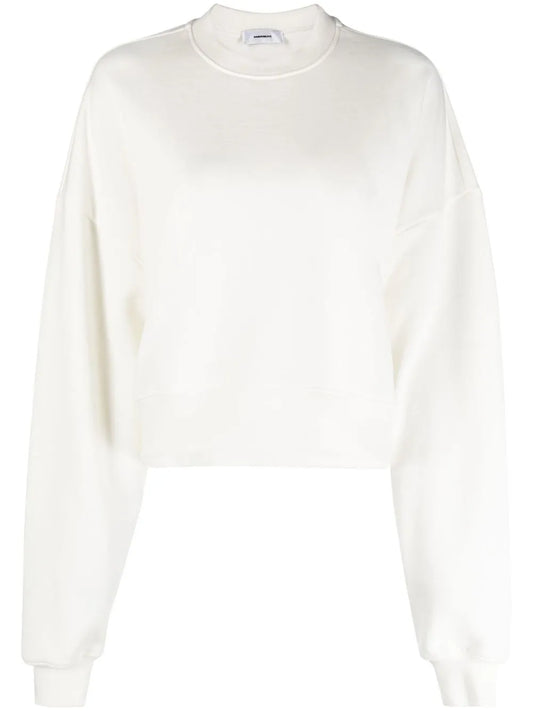 Crew-Neck Pullover Sweatshirt