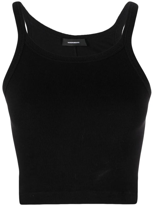 Scoop-Neck Cropped Top