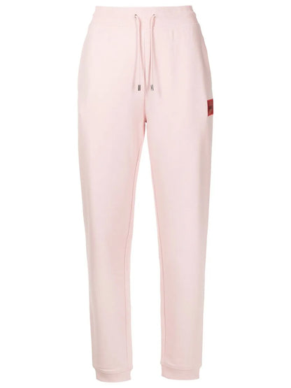 Cuffed Logo-Patch Track Pants
