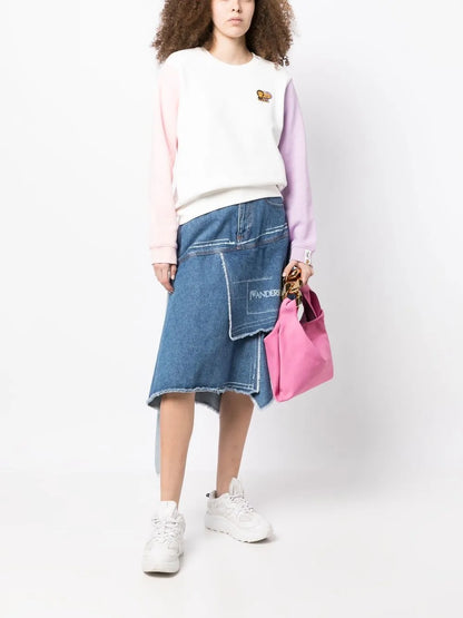 Logo-Embroidered Colour-Block Sweatshirt