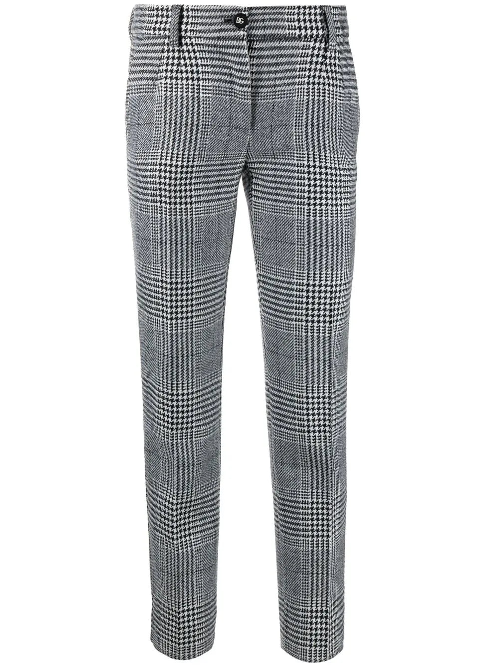 Virgin Wool Tartan Trousers