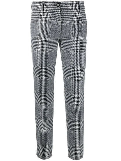 Virgin Wool Tartan Trousers
