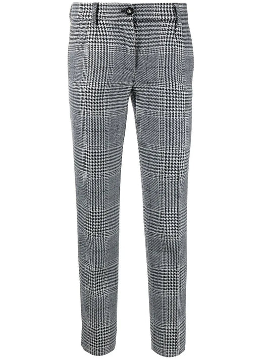 Virgin Wool Tartan Trousers