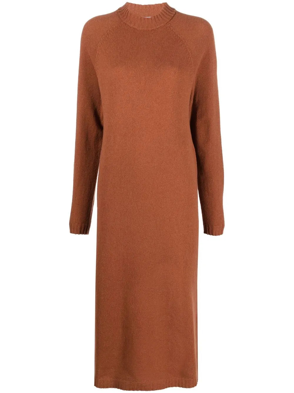 Mock-Neck Knit Dress