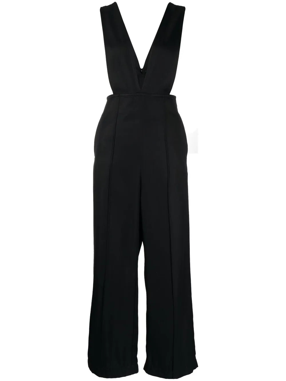 Deep V-Neck Jumpsuit
