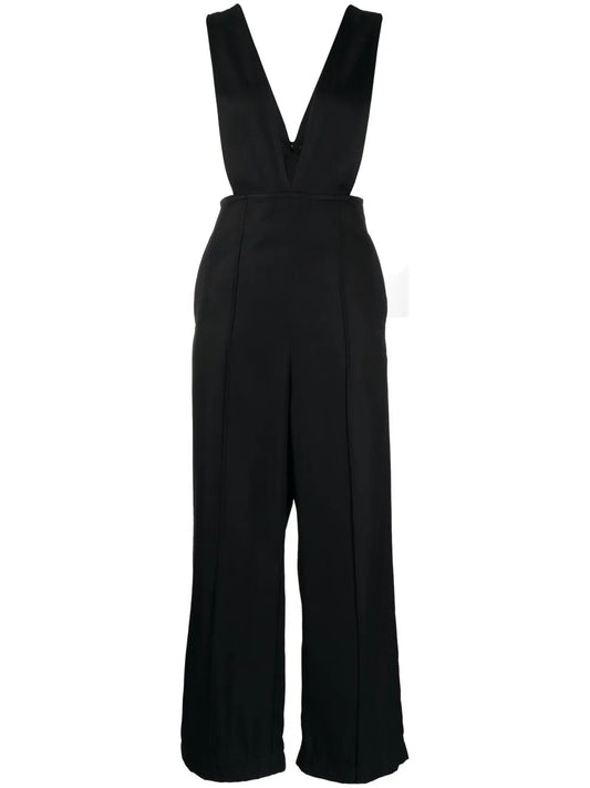 Deep V-Neck Jumpsuit