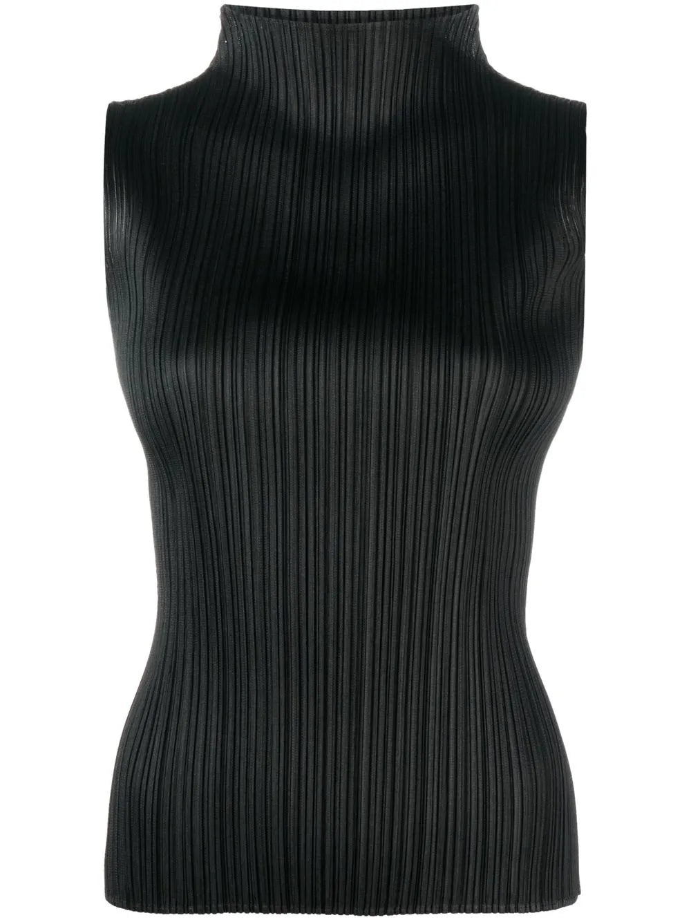 Plisse Sleeveless Top