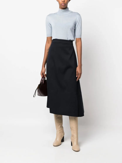 Asymmetric Midi Skirt