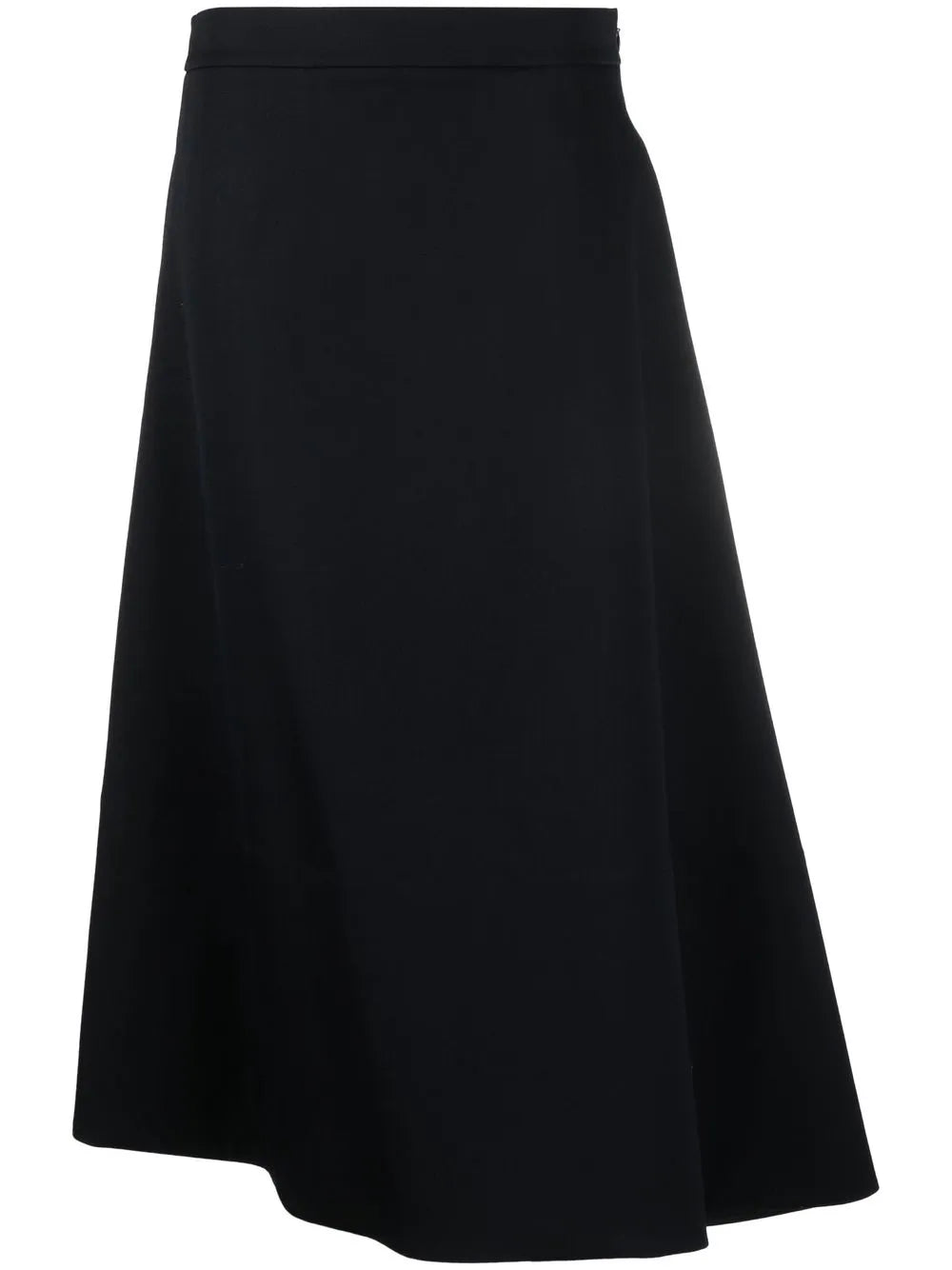 Asymmetric Midi Skirt