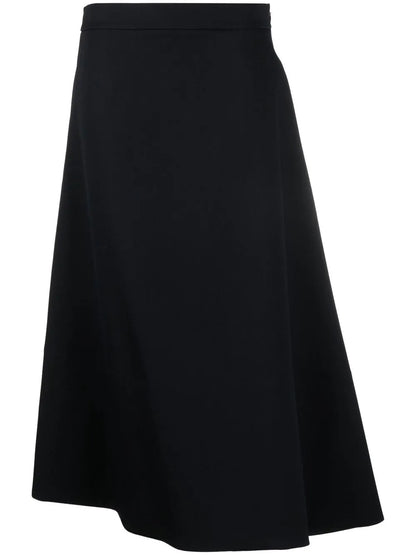 Asymmetric Midi Skirt