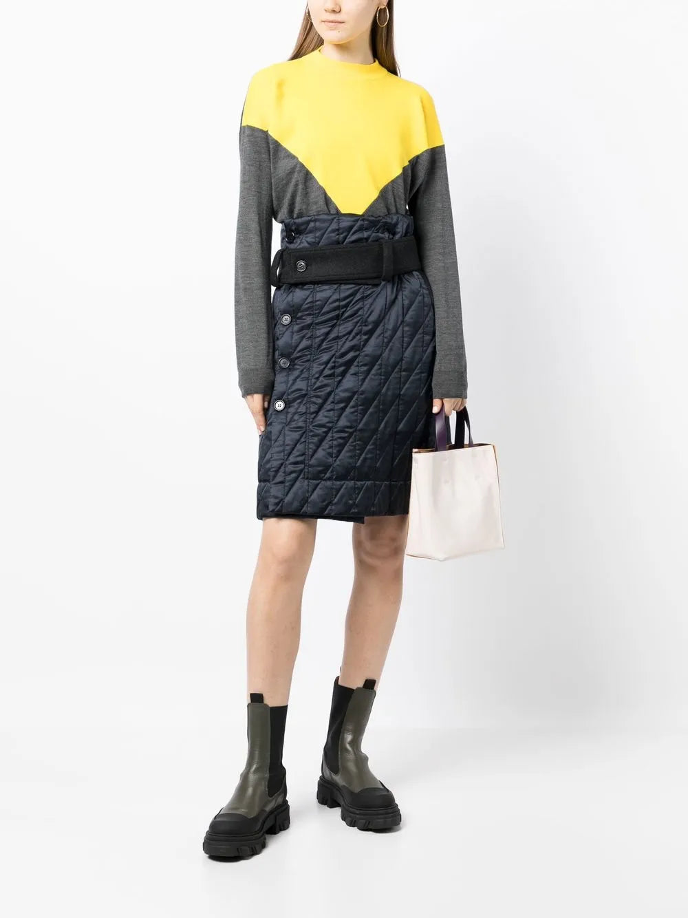 Fine Intarsia-Knit Jumper