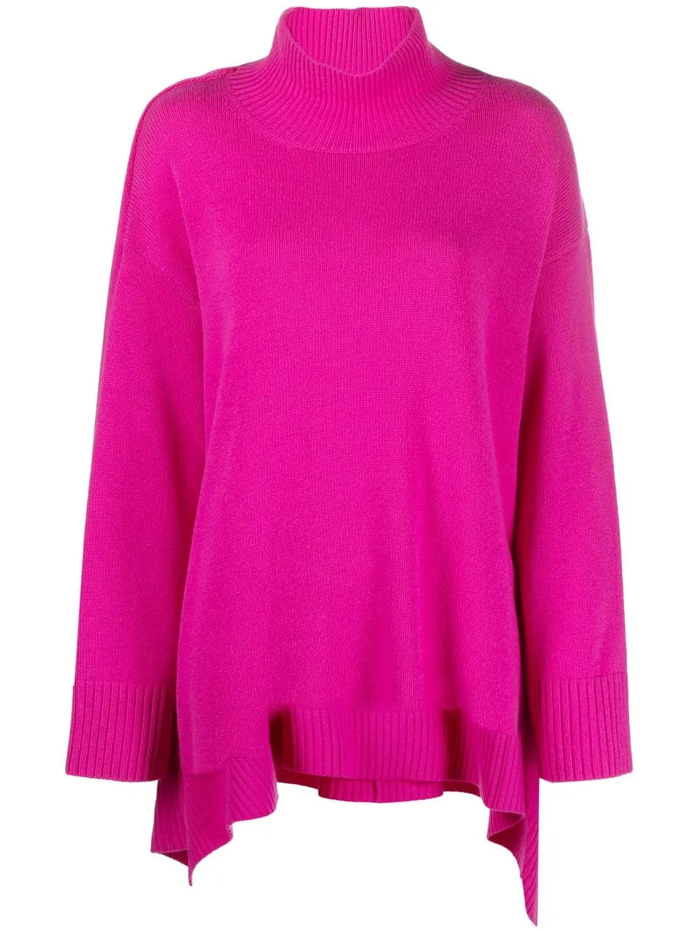 Draped Roll-Neck Jumper