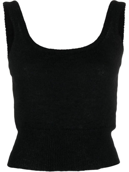 Brushed Scoop-Neck Vest Top