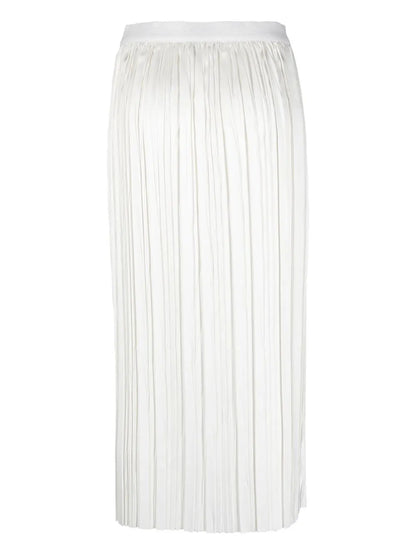 Pleated Midi-Skirt