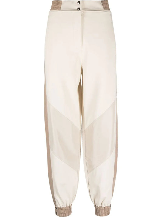 Panelled Jersey-Knit Trousers