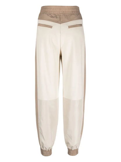 Panelled Jersey-Knit Trousers