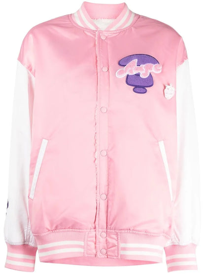 Logo-Embroidered Baseball Jacket