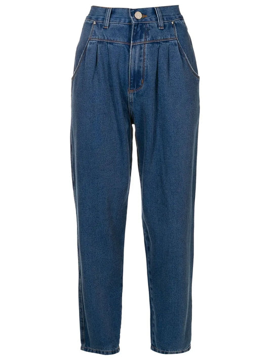 High-Rise Slim-Fit Jeans