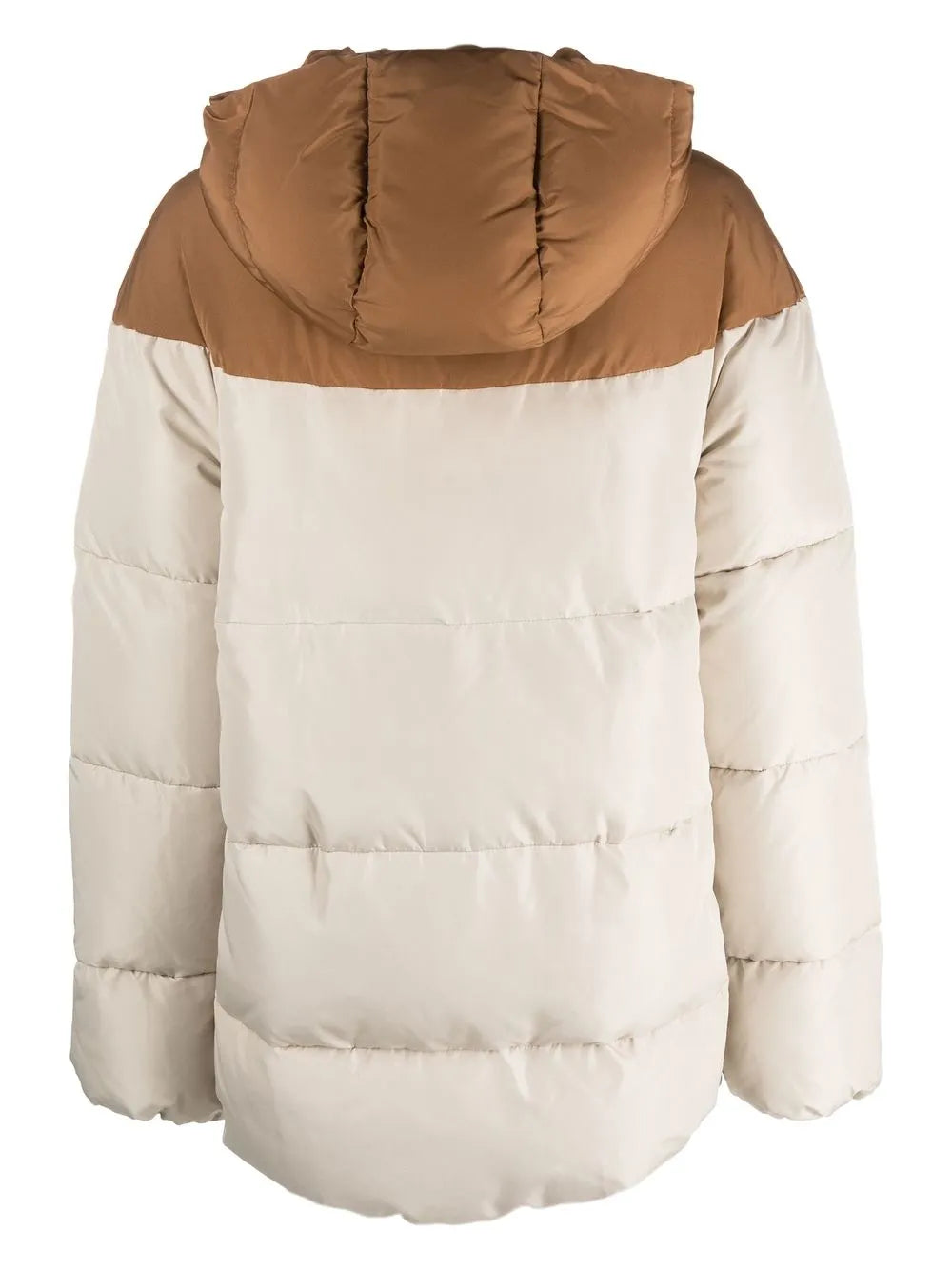 Two-Tone Padded Hooded Jacket