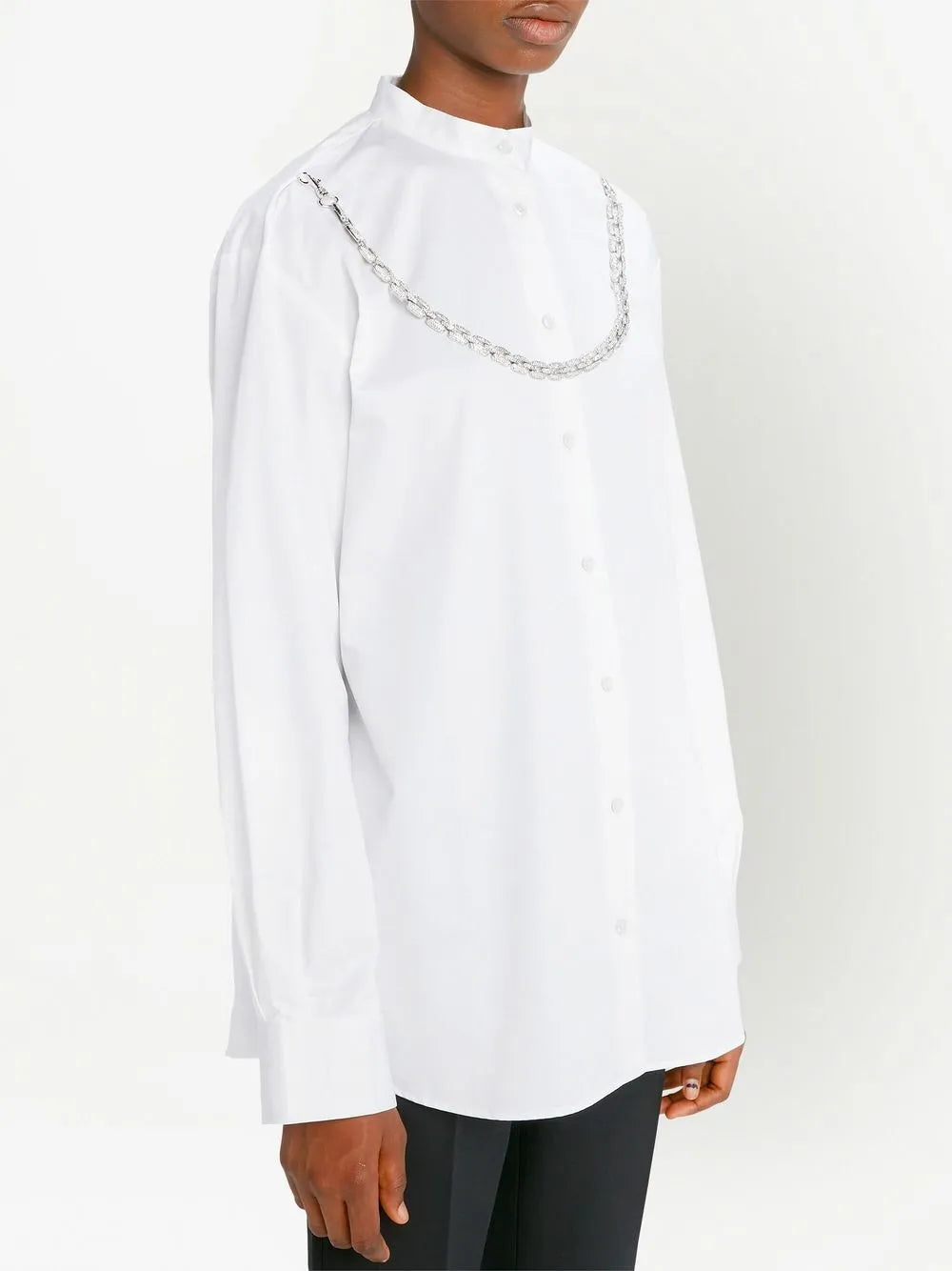Chain-Link Detail Shirt