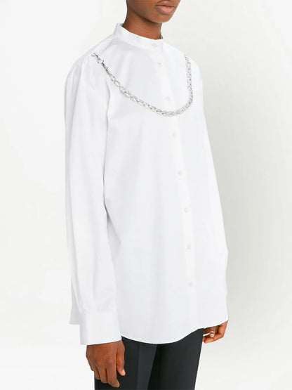 Chain-Link Detail Shirt