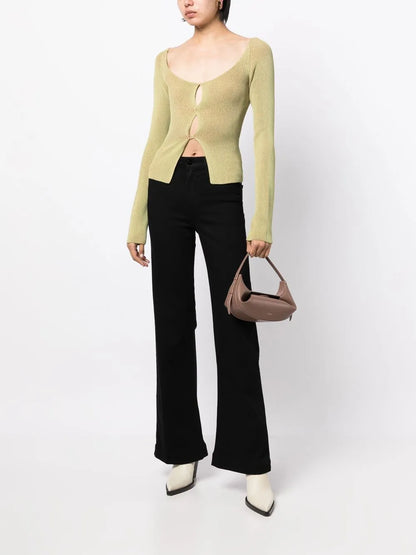 Leenah High-Waist Flared Jeans