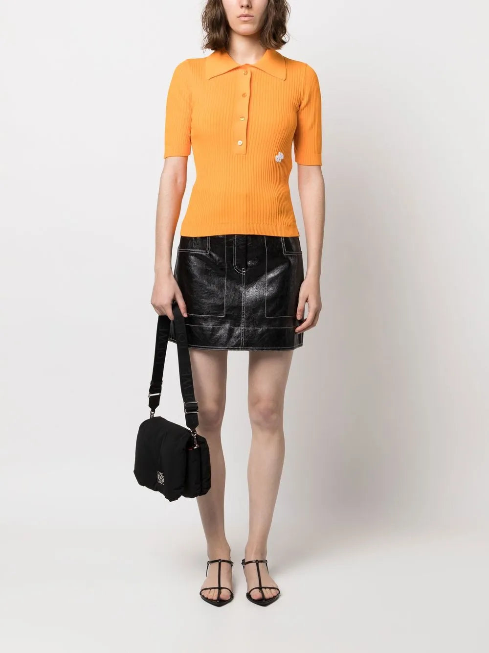 Knitted Polo Top