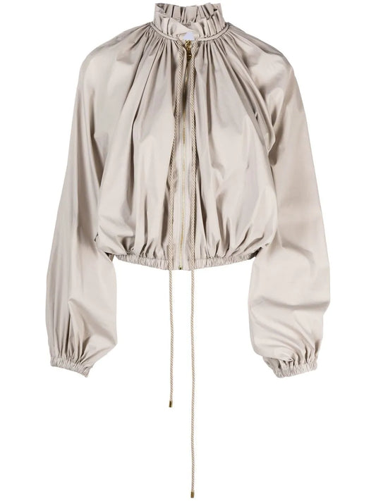 Long-Sleeve Bomber Jacket