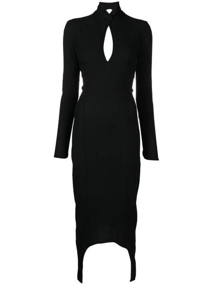 Open-Back Midi Dress