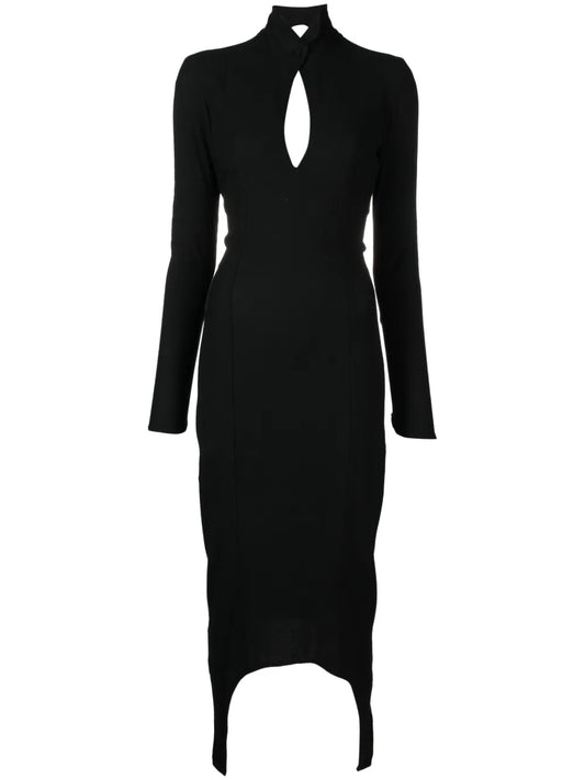Open-Back Midi Dress