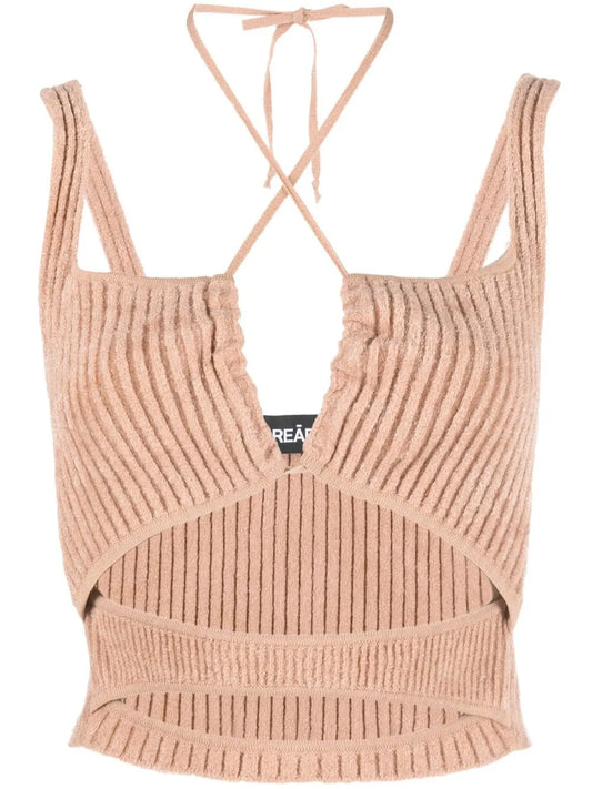 Ruched Knitted Top
