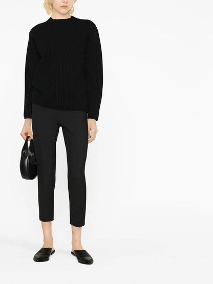 Slim-Fit Cropped Trousers