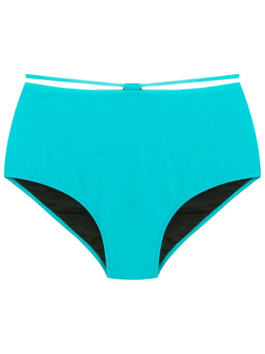 String-Detail High-Rise Bikini Briefs
