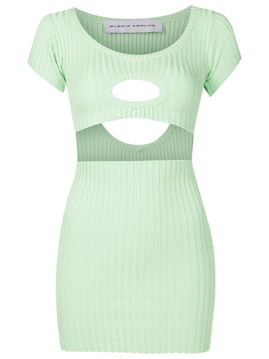 Cut-Out Detail Short Dress