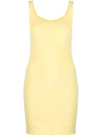 Textured Knitted Mini Dress
