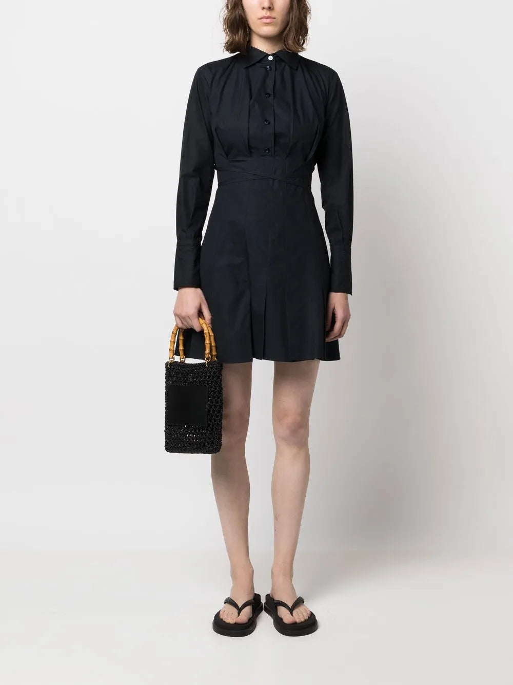 Long-Sleeve Minidress