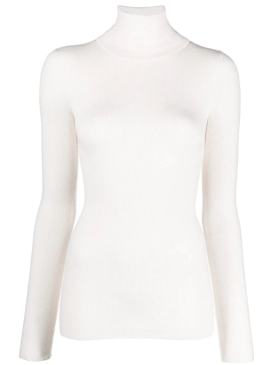 Ribbed-Knit Roll-Neck Jumper