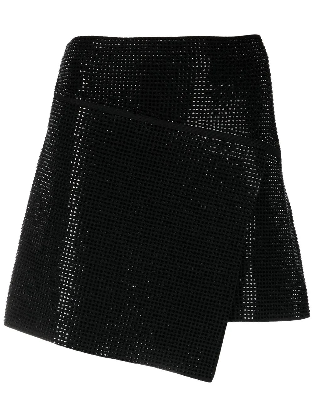 Crystal-Embellished Mini Skirt