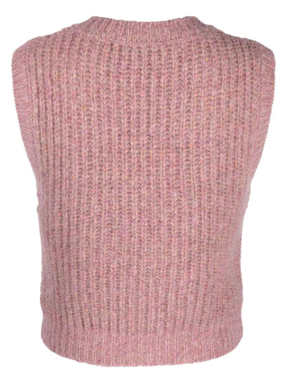 Chunky-Knit Sleeveless Vest