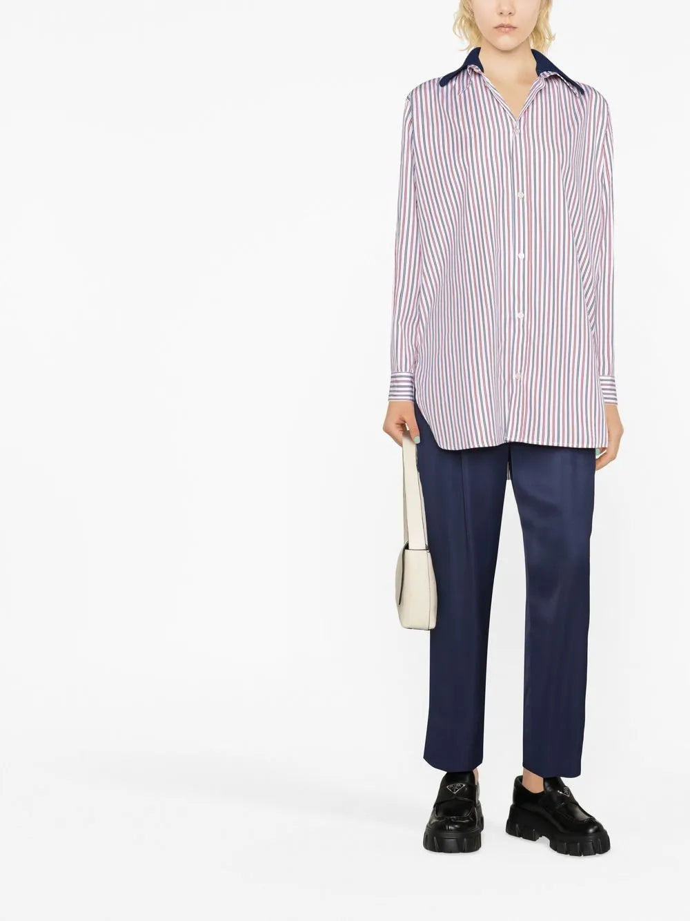 Stripe Long-Sleeved Shirt