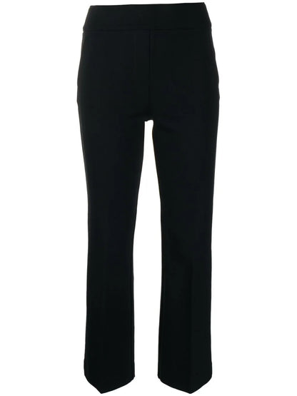 Cropped Straight-Leg Trousers