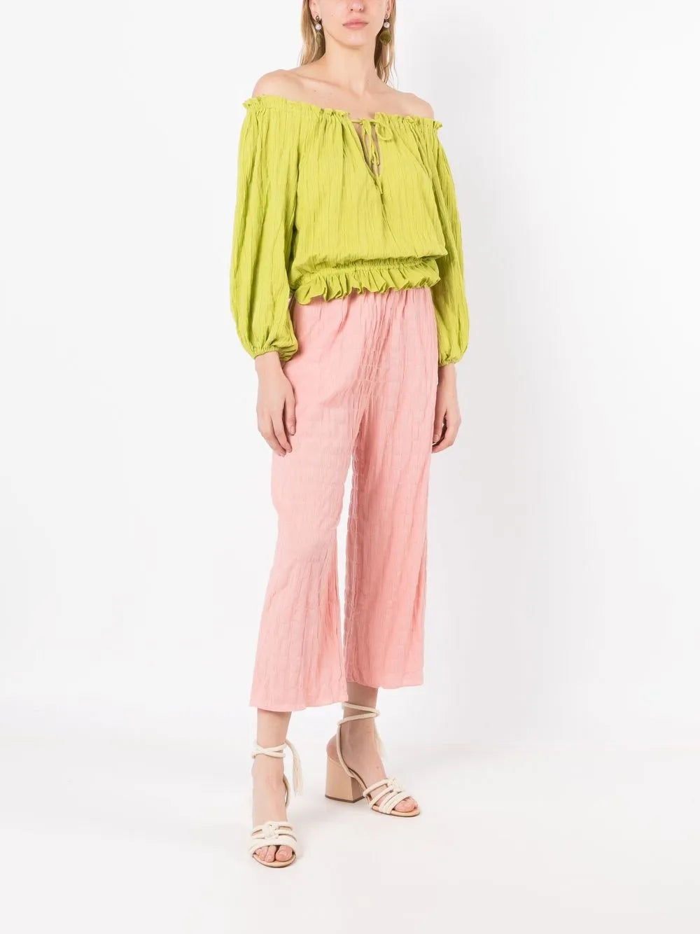 Sam Cotton Cropped Trousers