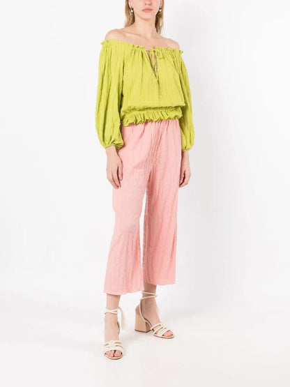 Sam Cotton Cropped Trousers